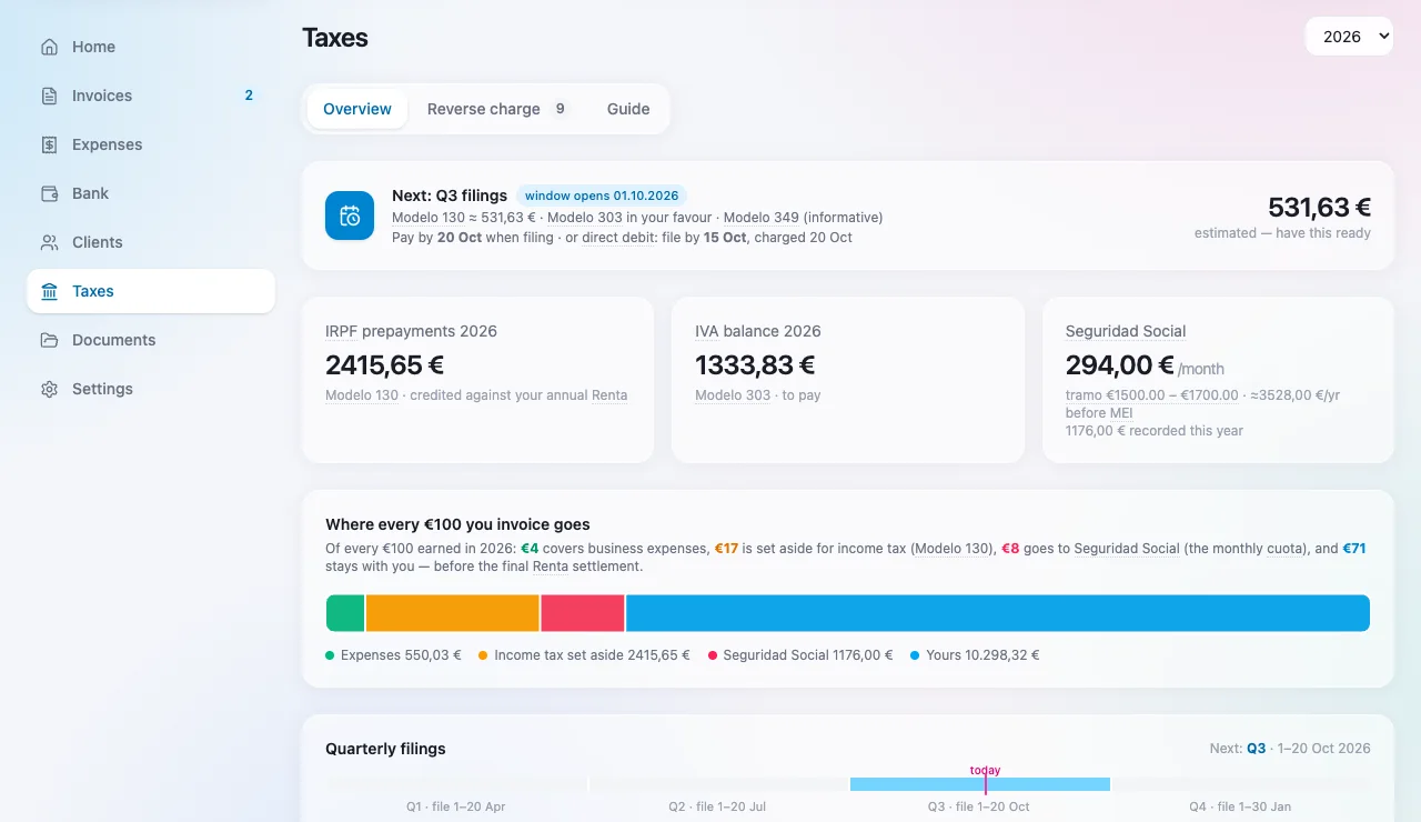 BackOffice — taxes